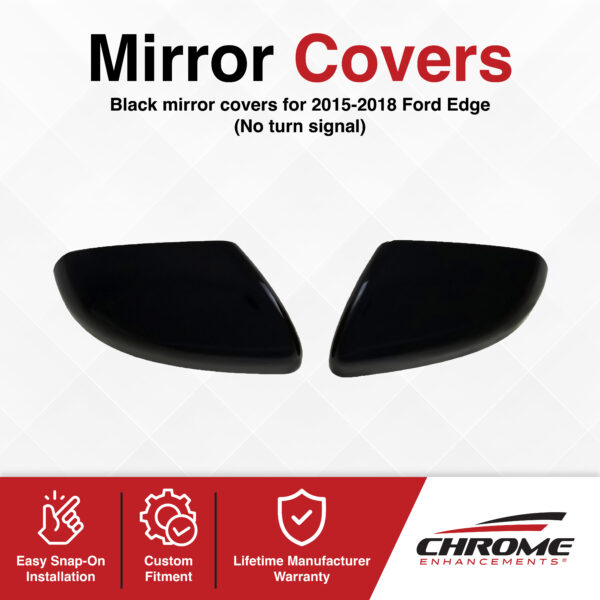Ford Edge Chrome Delete Mirror Covers