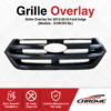 Ford Edge Chrome Delete Grill Overlay
