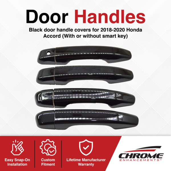 Honda Accord Chrome Delete Door Handles
