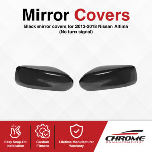 Nissan Altima Chrome Delete Mirror Covers