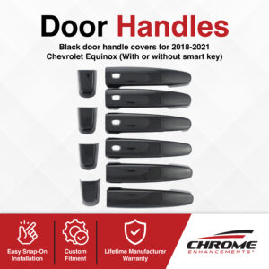 Chevrolet Equinox Chrome Delete Door Handles