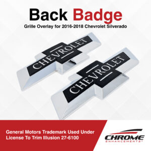 Chevrolet Silverado Z71 Chrome Delete Badge