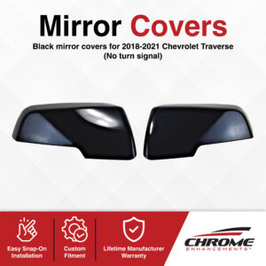 Chevrolet Traverse Chrome Delete Mirror Covers