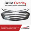 Chevrolet Traverse Chrome Delete Grille Overlay