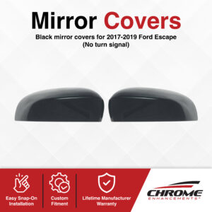 Ford Escape Chrome Delete Mirror Covers
