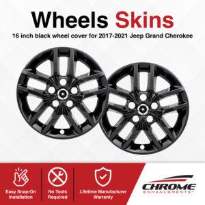 Jeep Grand Cherokee Chrome Delete Wheel Skins