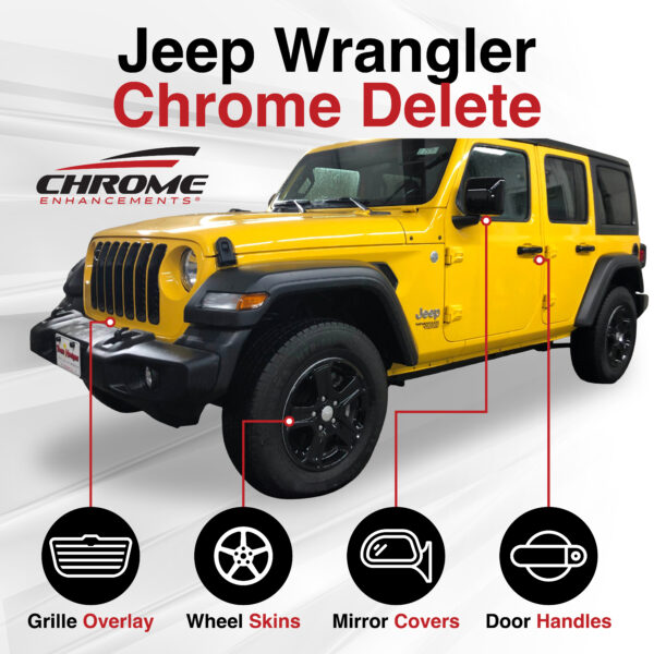 Jeep Wrangler Chrome Delete