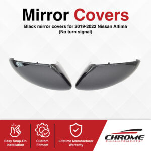 Nissan Altima Chrome Delete Mirror Covers