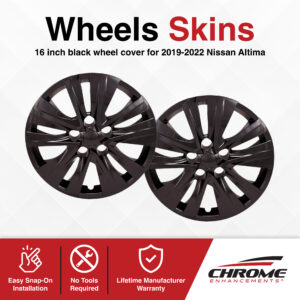 Nissan Altima Chrome Delete Wheel Skins