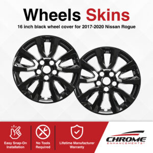Nissan Rogue Chrome Delete Wheel Skins