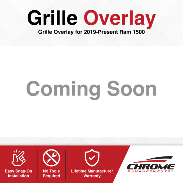 Ram 1500 Chrome Delete Grille Overlay